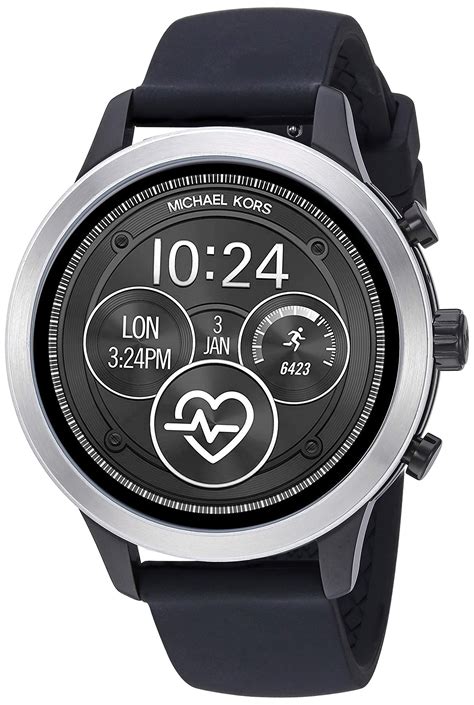 michael kors black iridescent watch|Michael Kors access watch black.